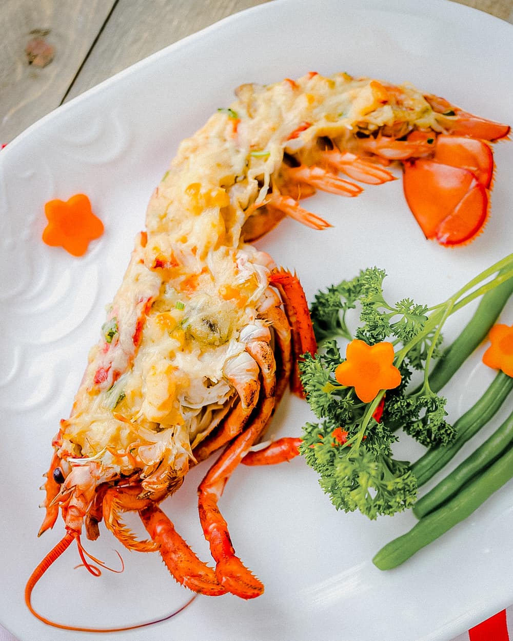 Elegant restaurant interior with table settings